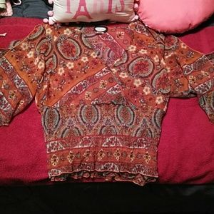 ☀️🌴CHIC BOHEMIAN PRINT&VIBE SHEER TOP